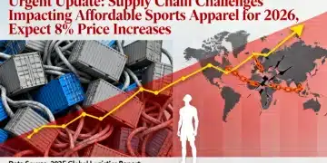 Global supply chain disruptions affecting sports apparel prices by 2026
