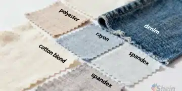 Close-up of assorted fabric swatches representing Shein's popular materials for 2026, showcasing texture and weave.
