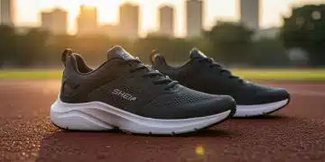2026 Shein running shoes on a track, ready for performance