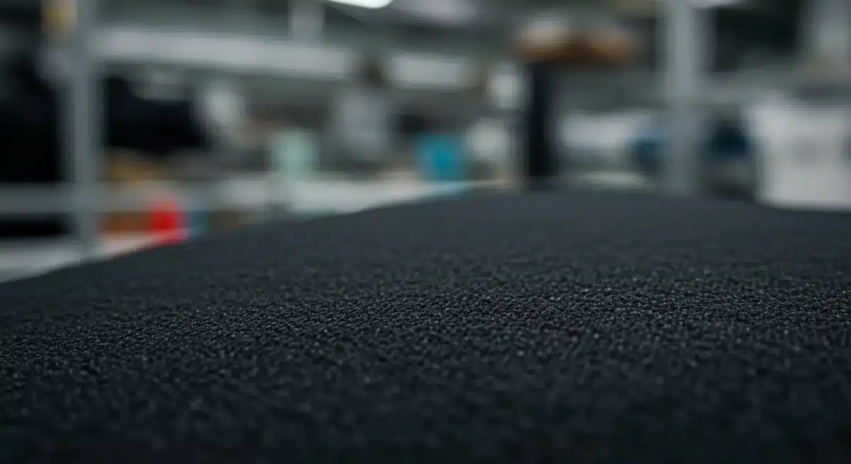 Close-up of sustainable fabric from Shein activewear