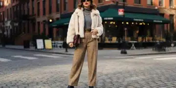 Woman in high-end looking Shein outfit