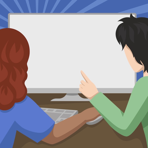 A person is sitting at a desk, looking at a computer screen displaying a simplified and user-friendly online application form for student loan forgiveness. The form has clear instructions and progress indicators. The person appears relaxed and confident.