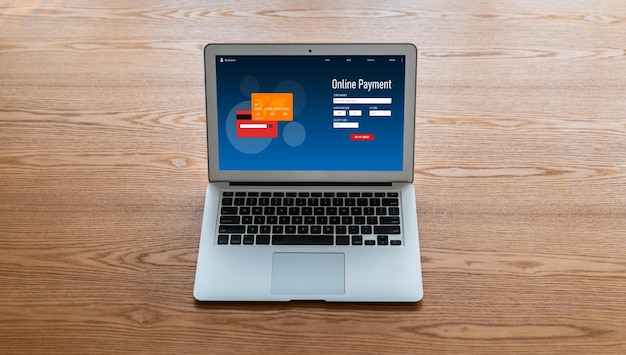 A screenshot of the AnnualCreditReport.com website on a laptop screen, showcasing the interface where a user can request their free credit reports. The focus is on accessibility and ease of use.