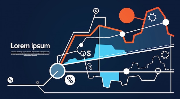 A stylized representation of a financial graph showing an upward trend, with various infrastructure icons (bridges, wind turbines, data centers) overlaid, symbolizing the growth potential of infrastructure investments.