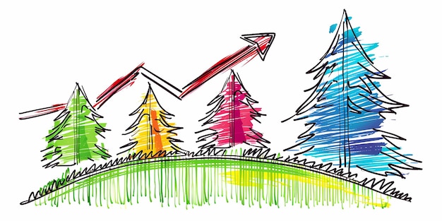An illustrative graph showing investment performance over a year, highlighting points where investments dipped and were sold at a loss. The graph also displays subsequent gains being partially offset by those losses for tax purposes.
