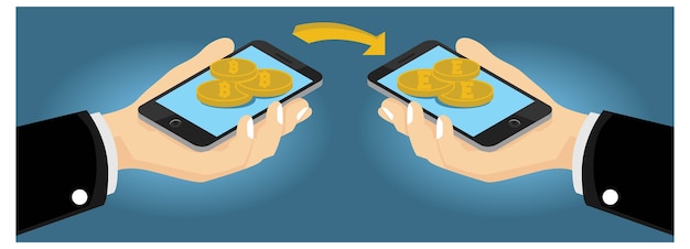 A split-screen image showing two hands: one selling a losing stock on a mobile app, and the other reinvesting the proceeds into a similar but not identical asset.