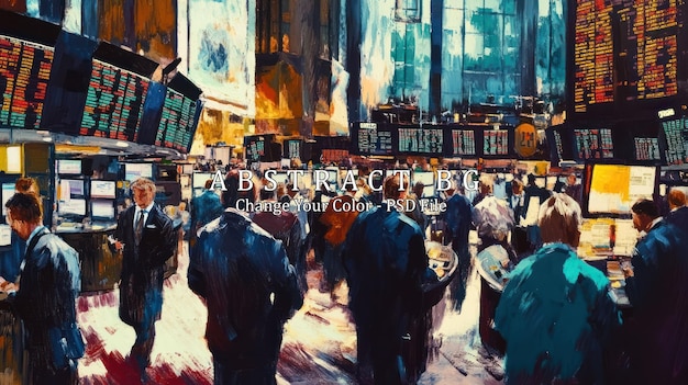 A split image. On one side, a chaotic stock market floor scene with flashing screens and stressed traders. On the other side, a calm and composed investor reviewing a Treasury bond statement, highlighting the contrast between market volatility and the stability of Treasury bonds.
