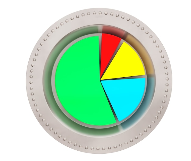 A pie chart illustrating different risk tolerance levels (low, moderate, high) and their corresponding investment allocations in cryptocurrency.