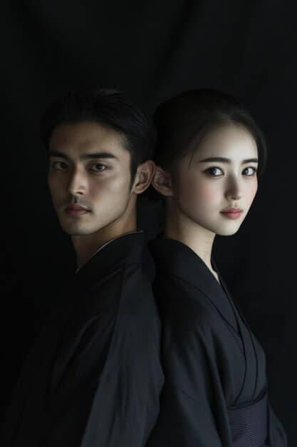 A split image showcasing two rising Korean drama actors and actresses in glamorous settings. One side shows a male actor smiling in a tuxedo, while the other side features a female actress in an elegant gown. The background is filled with soft, bokeh lights to enhance the dreamy and romantic atmosphere. The overall scene emphasizes their star power and upcoming roles in Netflix dramas.