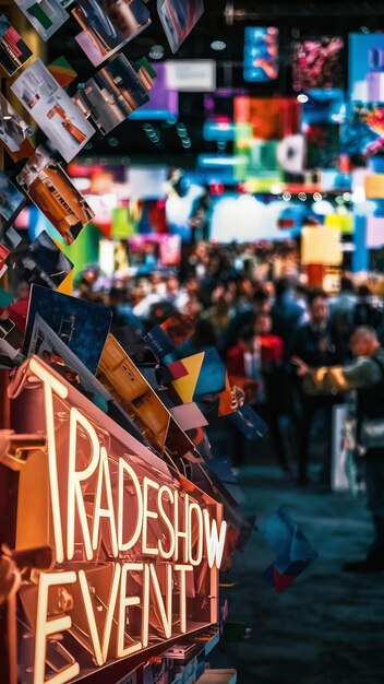 A scene from an international film festival in Mexico, showcasing posters of various co-produced films.