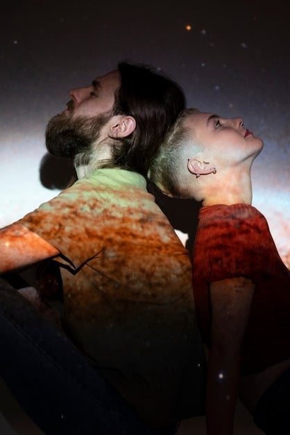 A still from 'Amor Imposible' showcasing a pivotal dramatic scene between two main characters, focusing on their facial expressions conveying intense emotion. The scene is lit with a warm, cinematic glow.