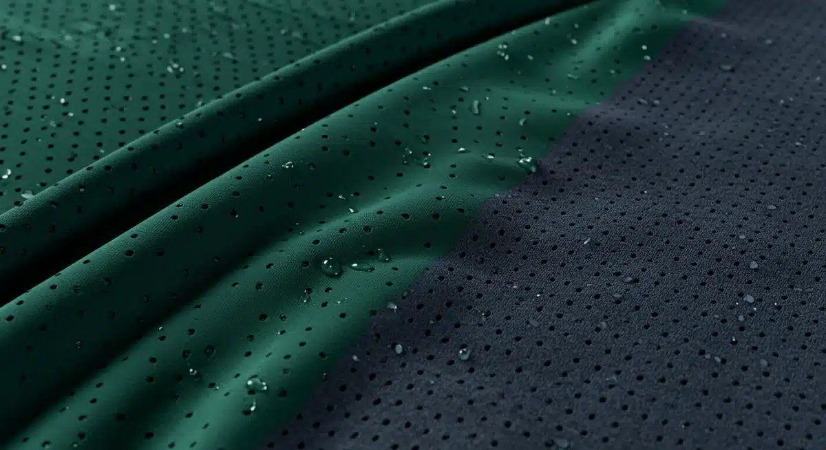 Advanced fabric technology blending breathable and compression zones