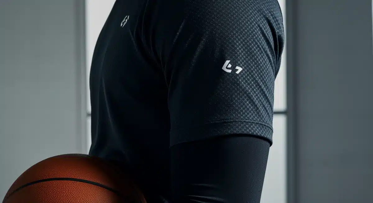 Professional athlete modeling sophisticated athleisure wear, highlighting new fashion trends.