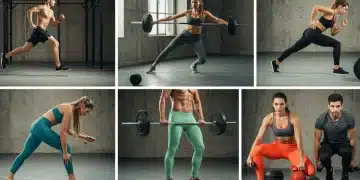 Athletes in dynamic poses wearing various compression leggings