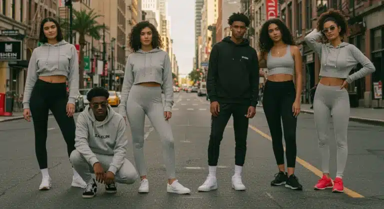 Shein sporty chic outfits defining US fashion in early 2025