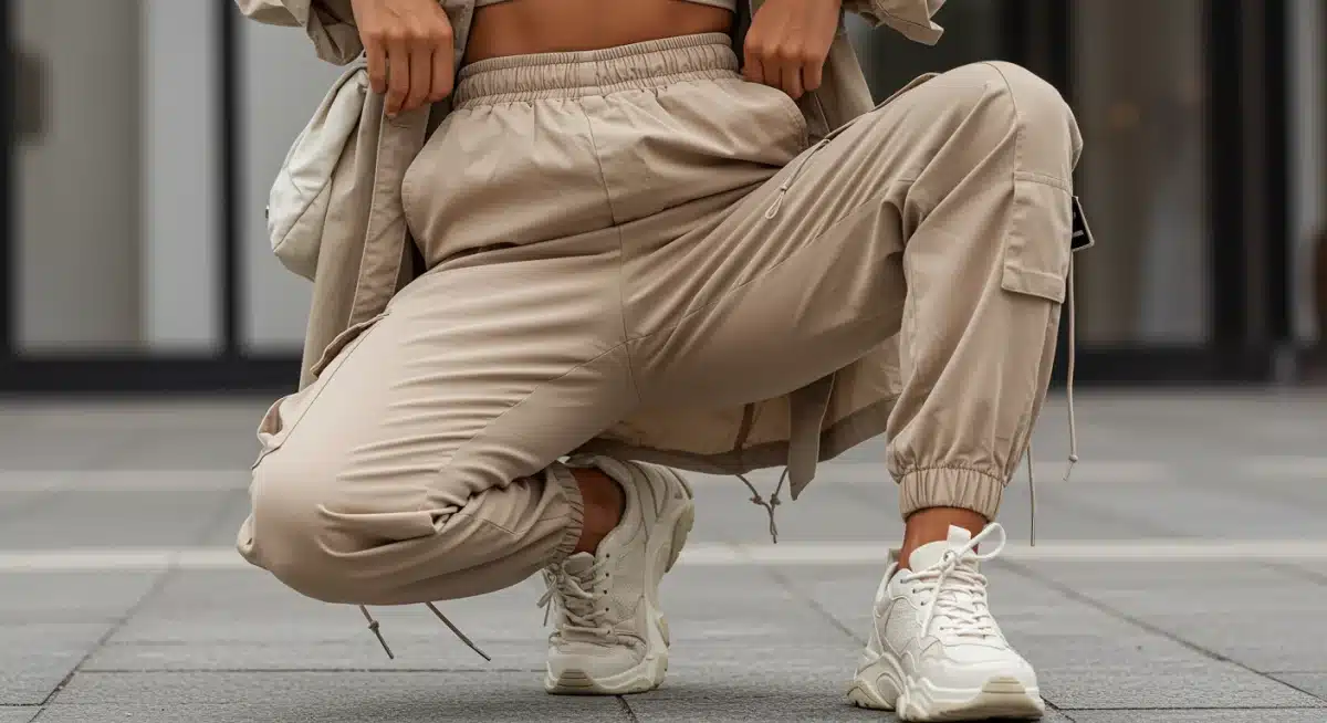 Shein urban explorer sporty chic outfit with cargo joggers